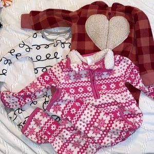 3 pack One-Piece Pajamas